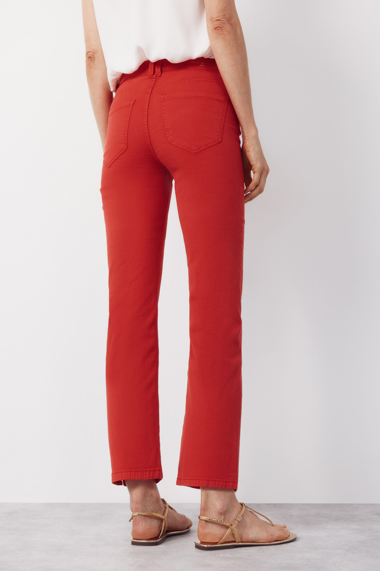 Cortefiel Jeans sensational jacquard Rojo