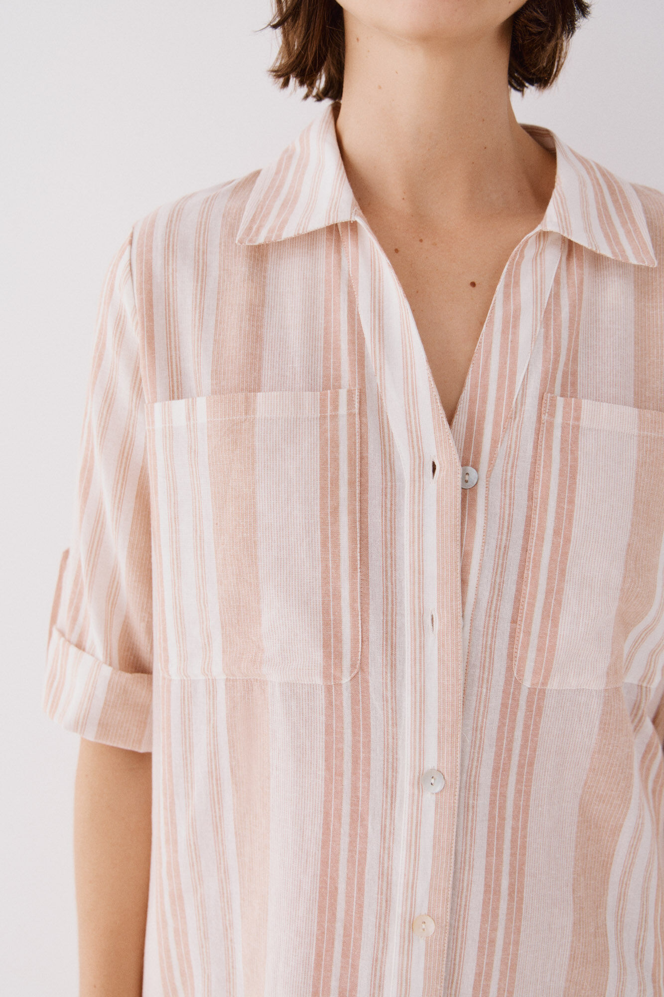 Cortefiel Caft&aacute;n camisero largo