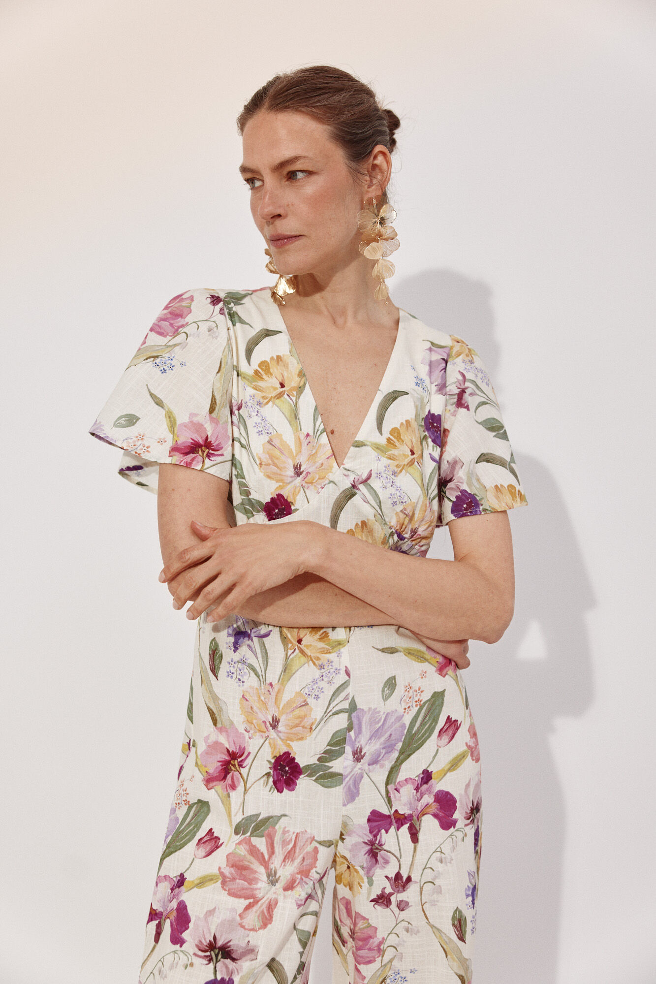 Cortefiel Jumpsuit estampado Multicolor