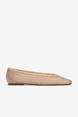 Cortefiel Bailarina con detalle de trenza Amarillo