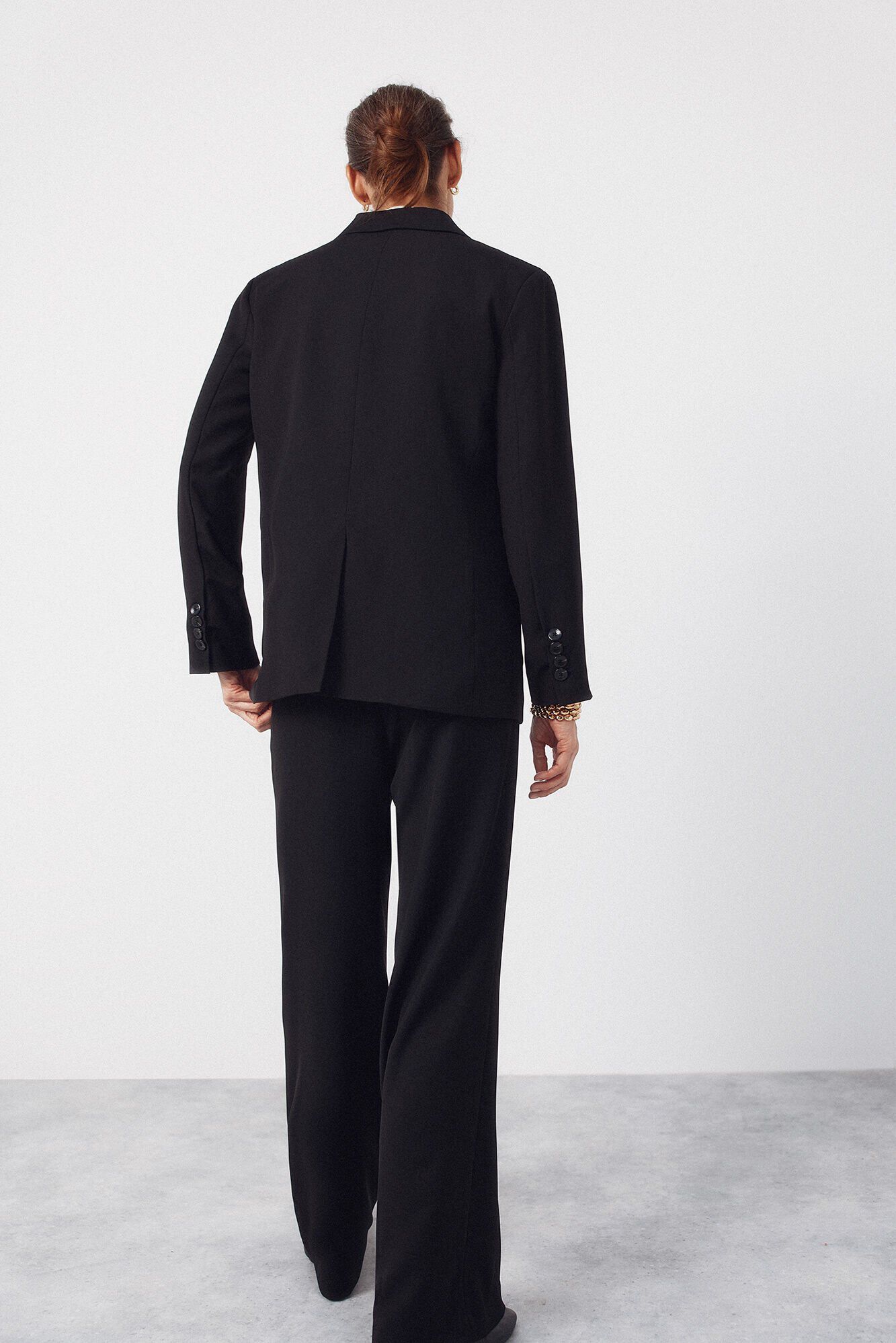 Cortefiel Blazer negro Negro