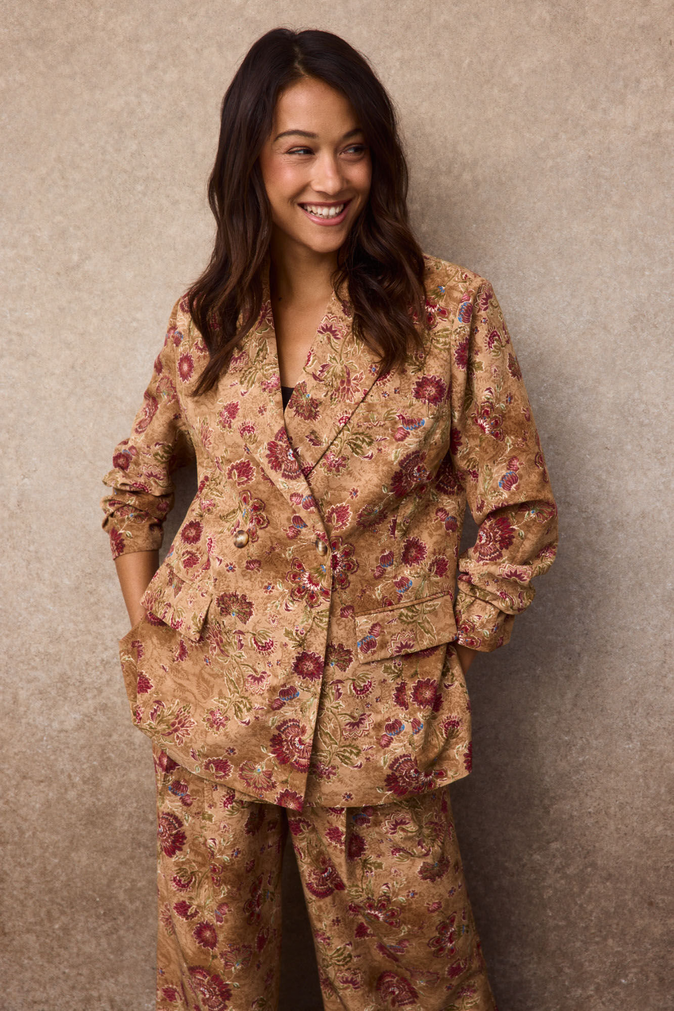Slowlove Blazer oversized estampada