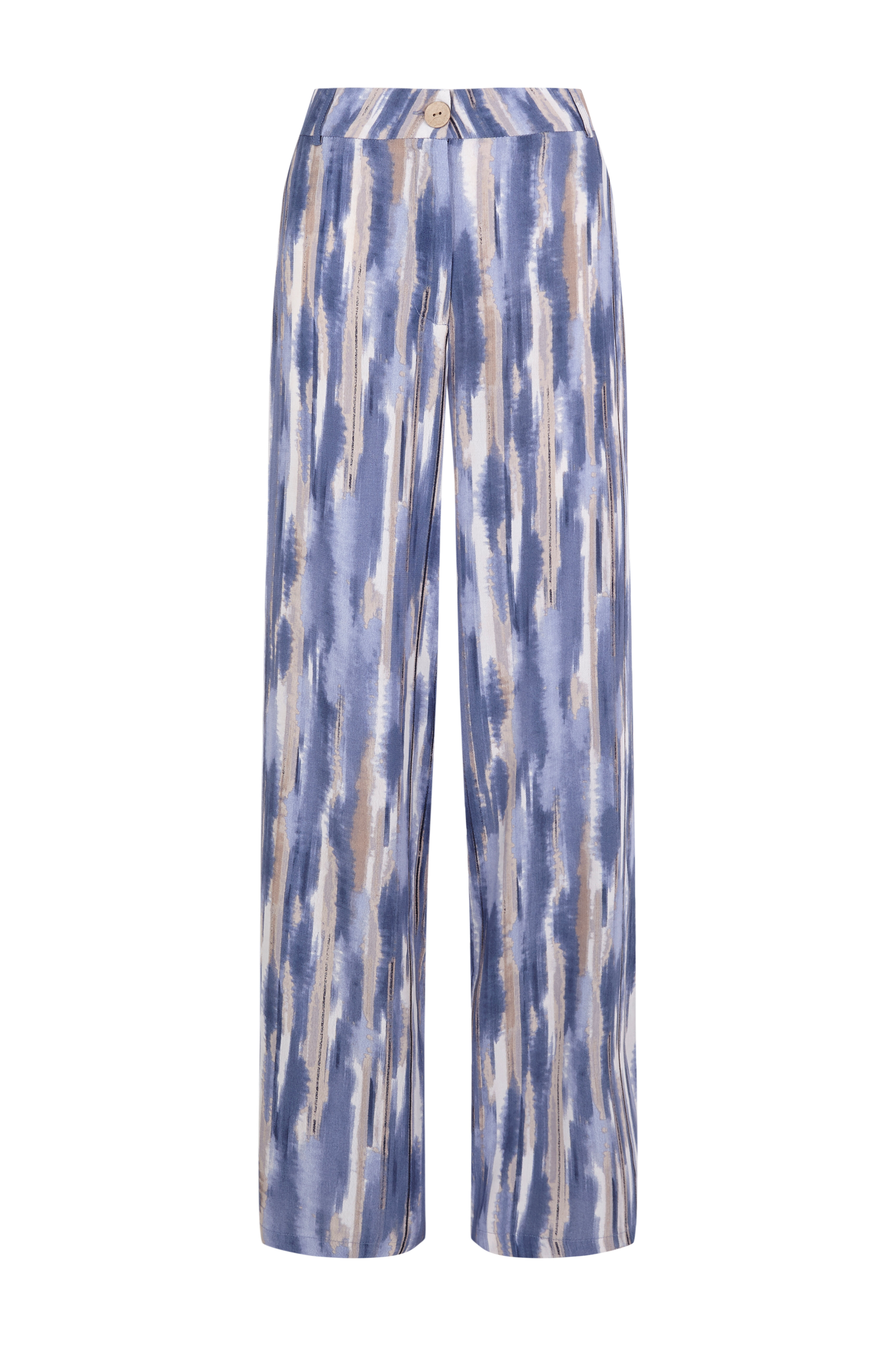 Slowlove Pantal&oacute;n estampado Estampado azul