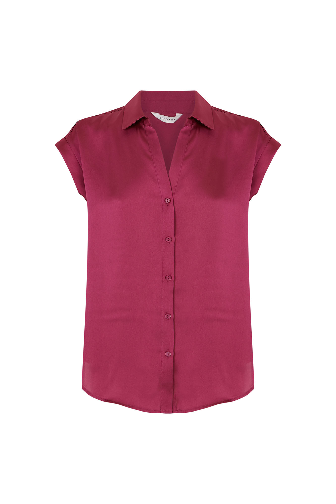 Cortefiel Camisa satinada