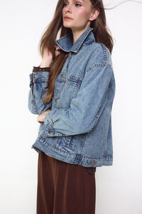 Slowlove Chamarra de mezclilla trucker