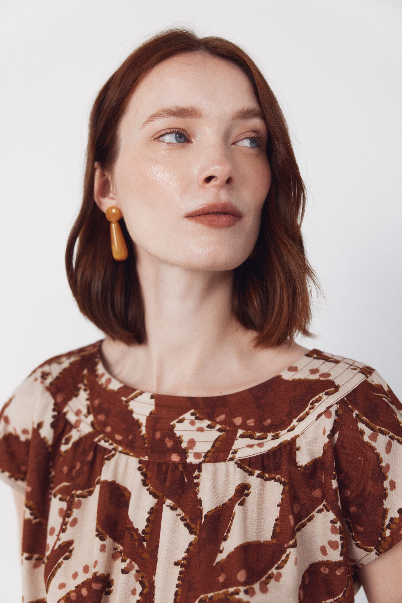 Cortefiel Vestido de piqu&eacute; estampado Multicolor