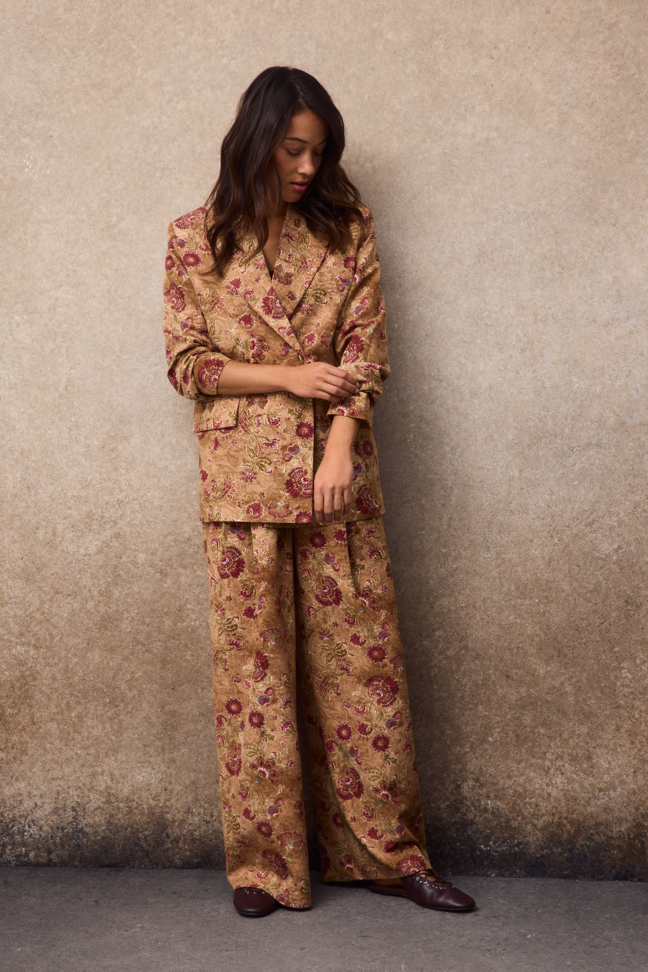 Slowlove Blazer oversized estampada Multicolor