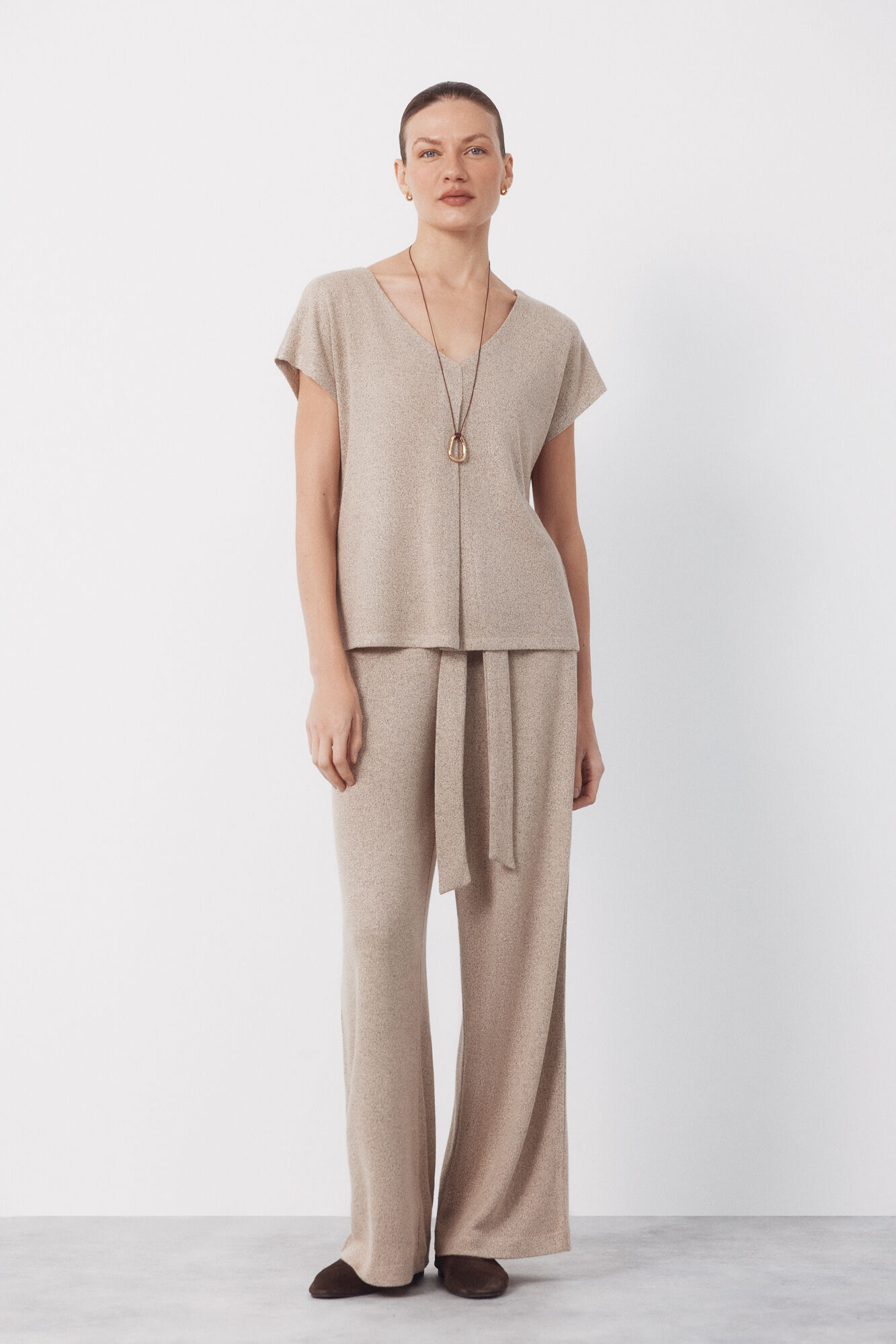 Cortefiel Camiseta aspecto r&uacute;stico