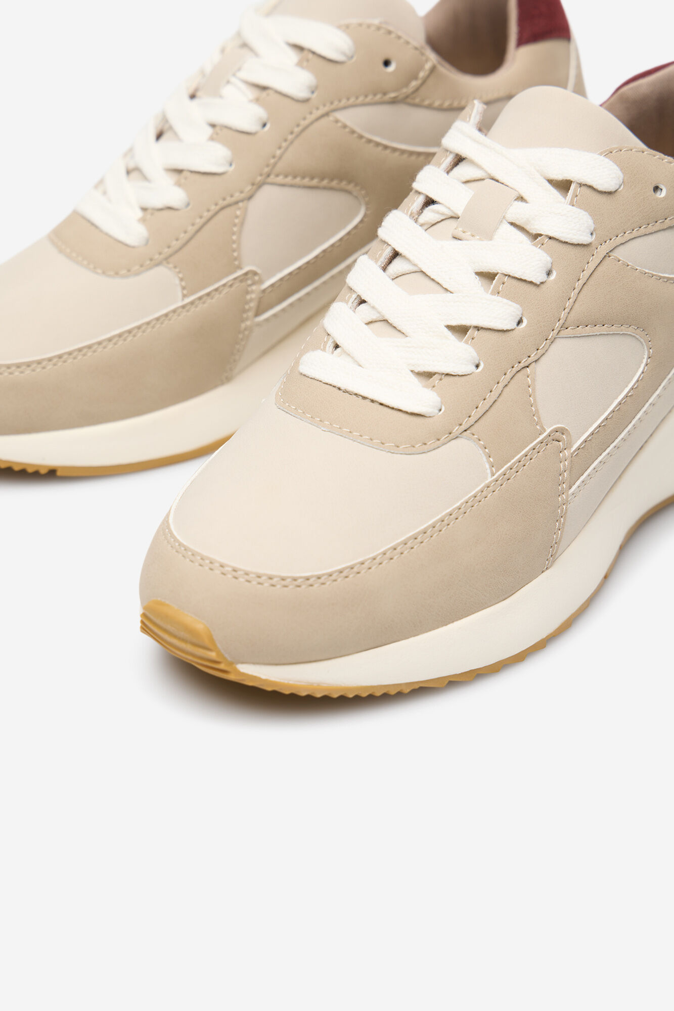 Cortefiel Sneaker plataforma Marfil