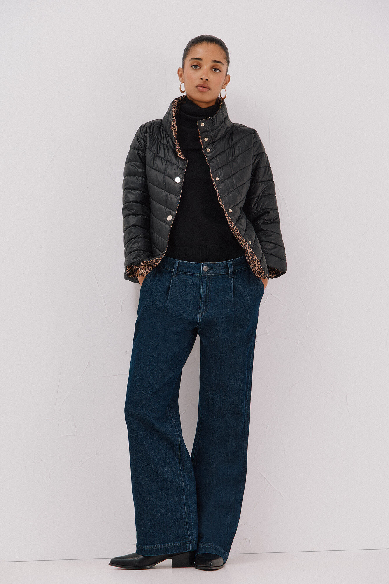 Cortefiel Chamarra reversible Thermolite&reg; Negro