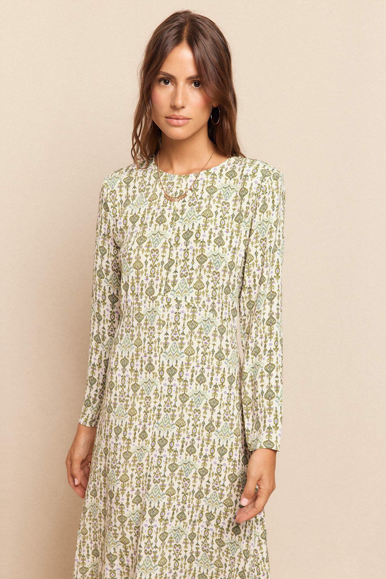 Slowlove Vestido largo estampado Multicolor