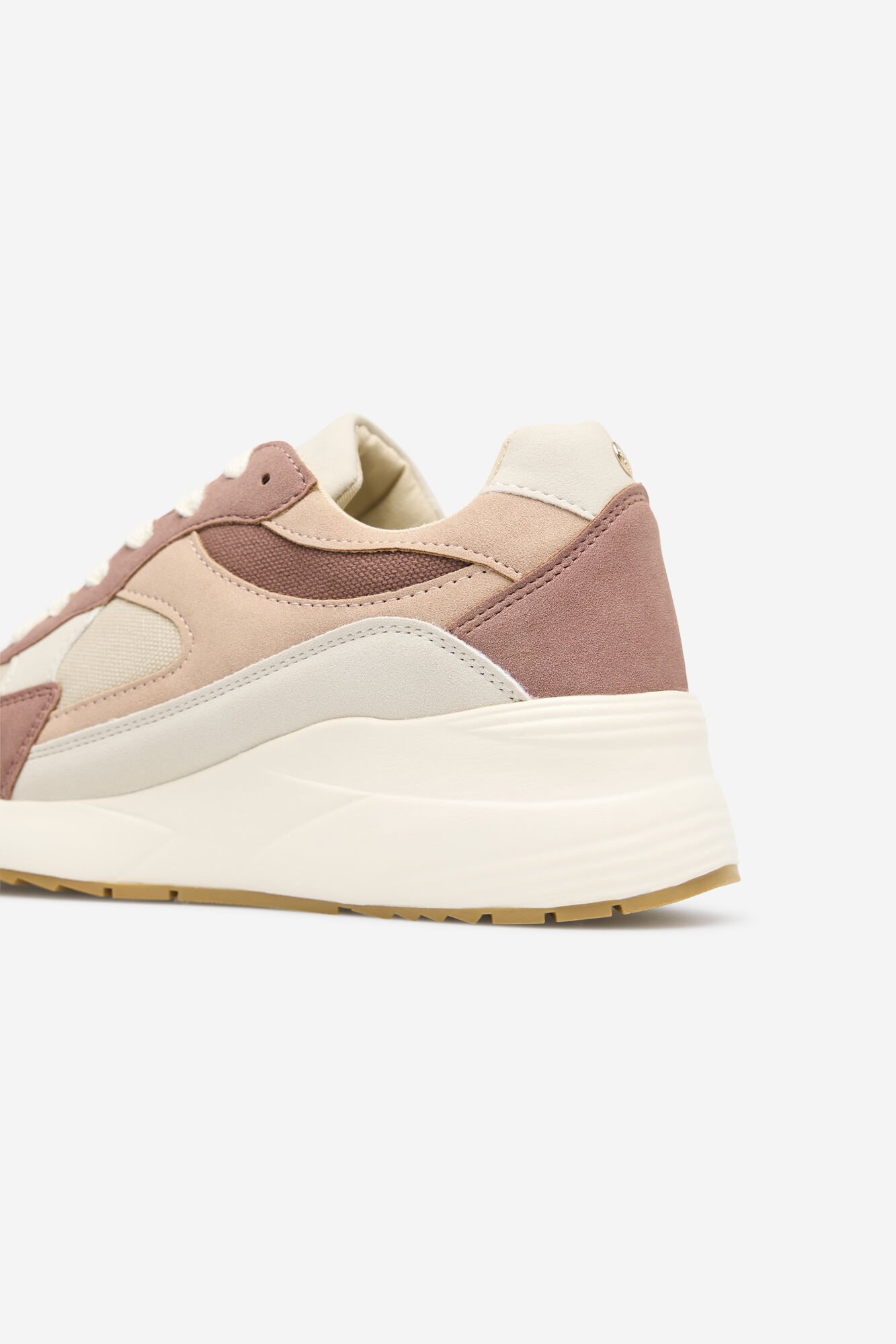 Cortefiel Tenis de suela gruesa Rosa