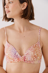 Cortefiel Top preformado estampado