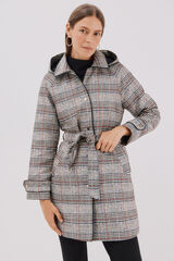 Cortefiel Gabardina con tejido satinado Multicolor