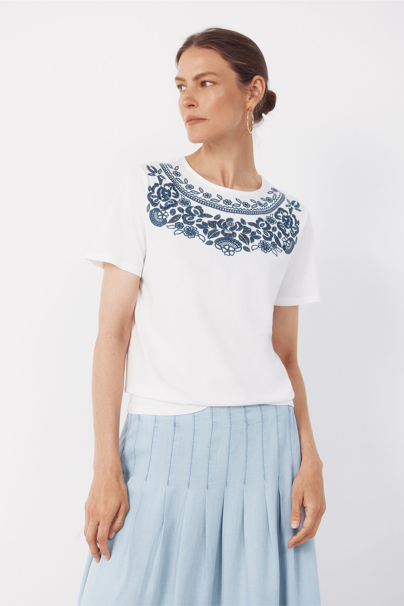 Cortefiel Playera estampada