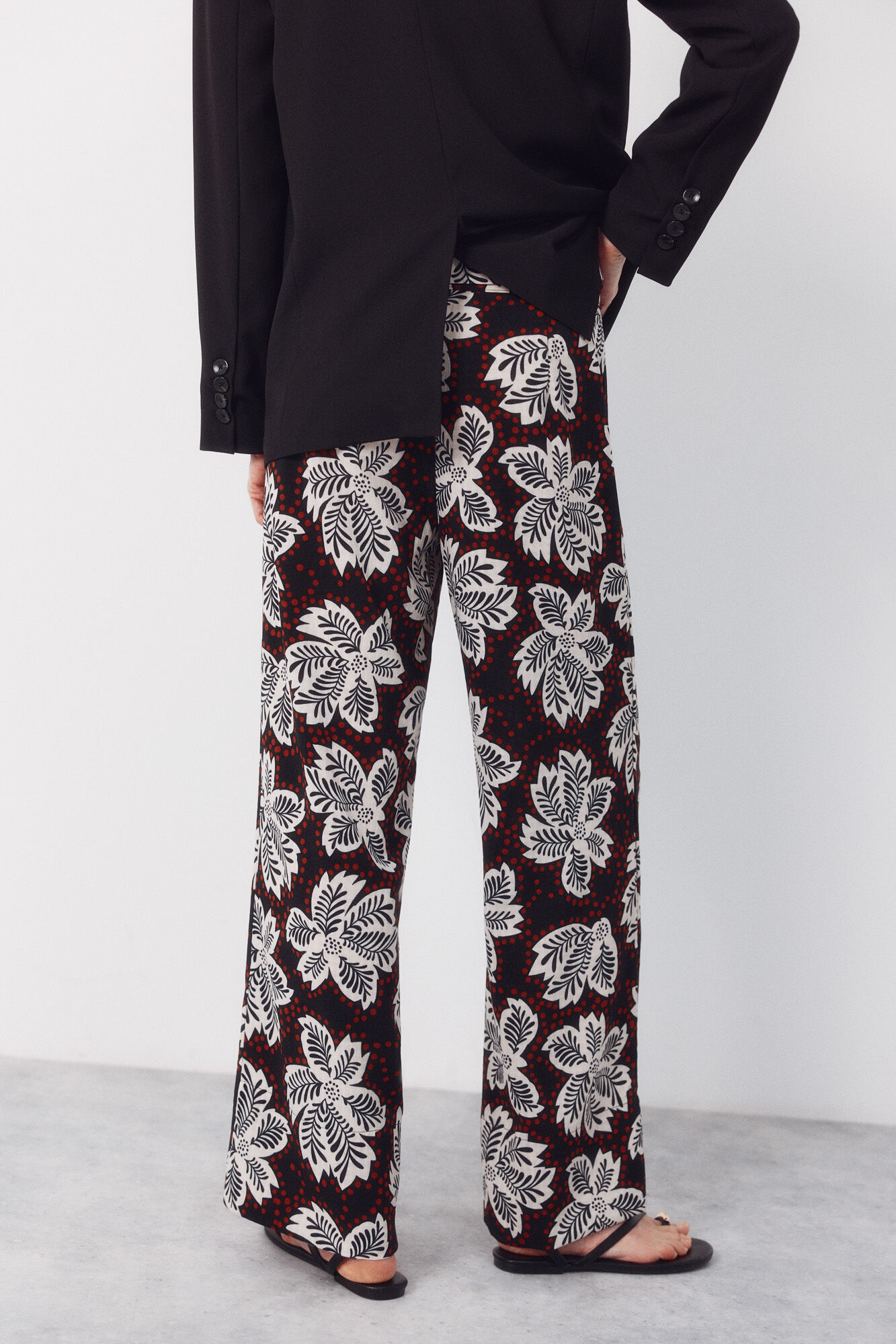 Cortefiel Pantal&oacute;n de estructura fluida Multicolor