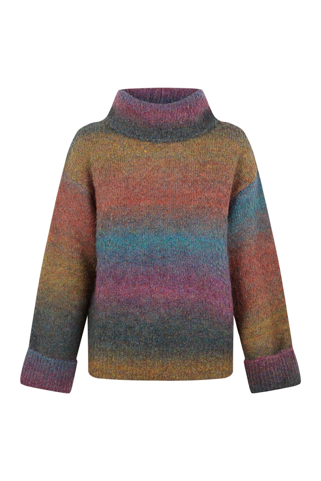 Slowlove Su&eacute;ter cuello vuelto multicolor Multicolor