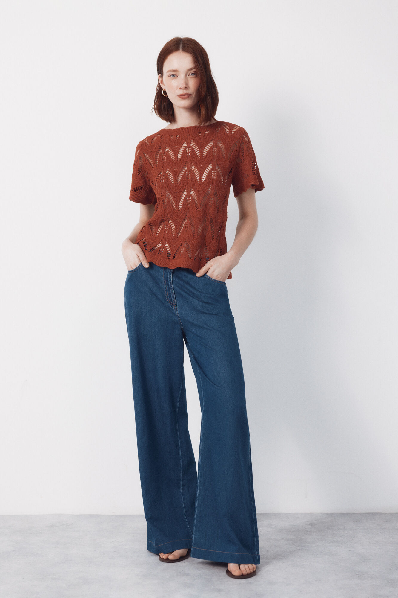 Cortefiel Top crochet