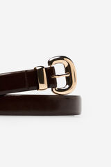 Cortefiel Cintur&oacute;n hebilla hinchada Vino