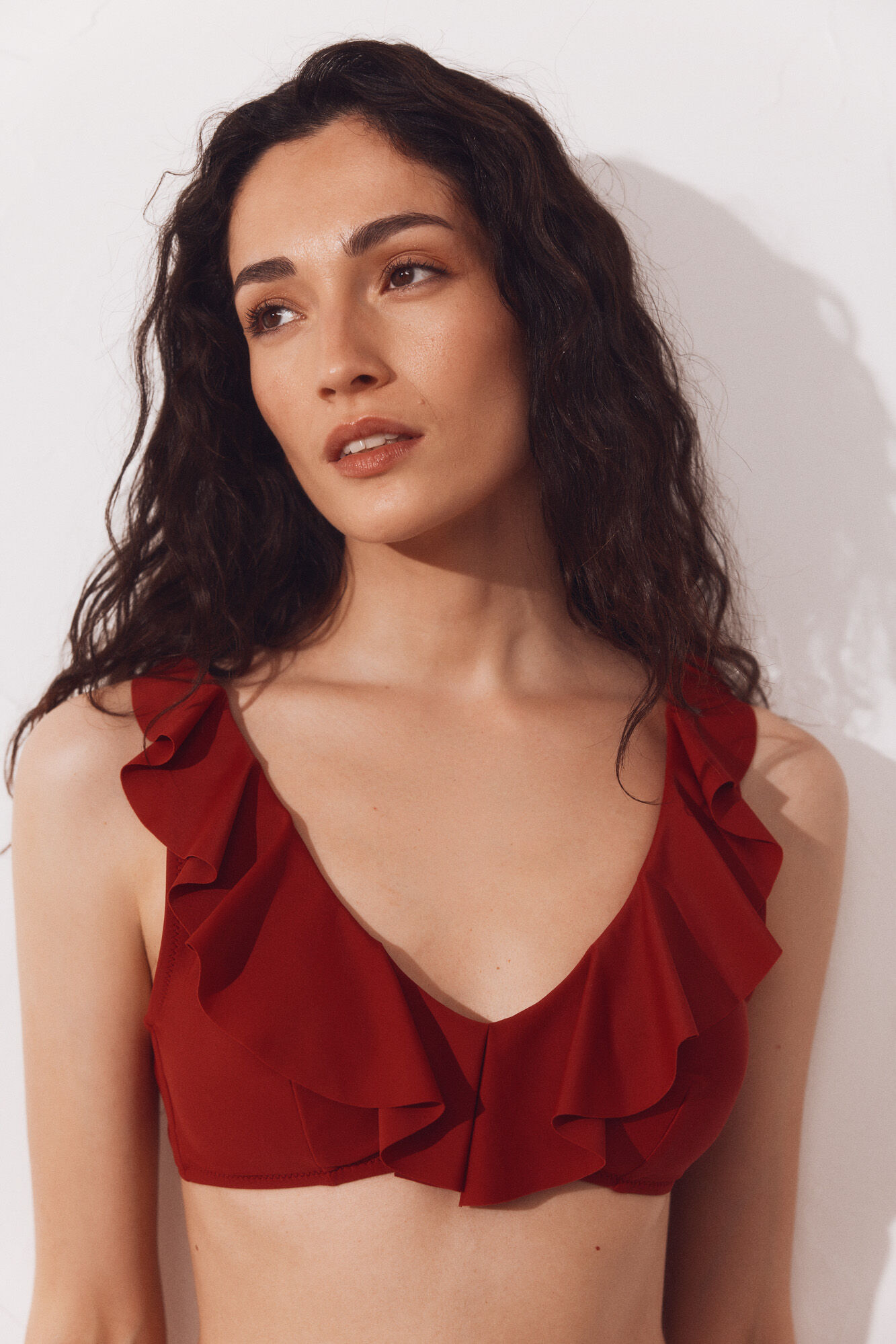 Cortefiel Top con volante