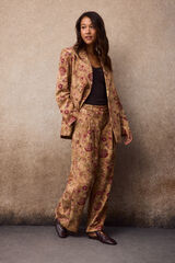 Slowlove Pantal&oacute;n de pinzas estampado Multicolor