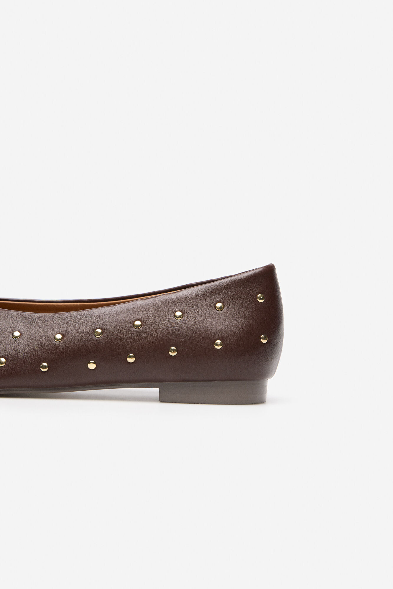 Cortefiel Zapatillas de piel Arena