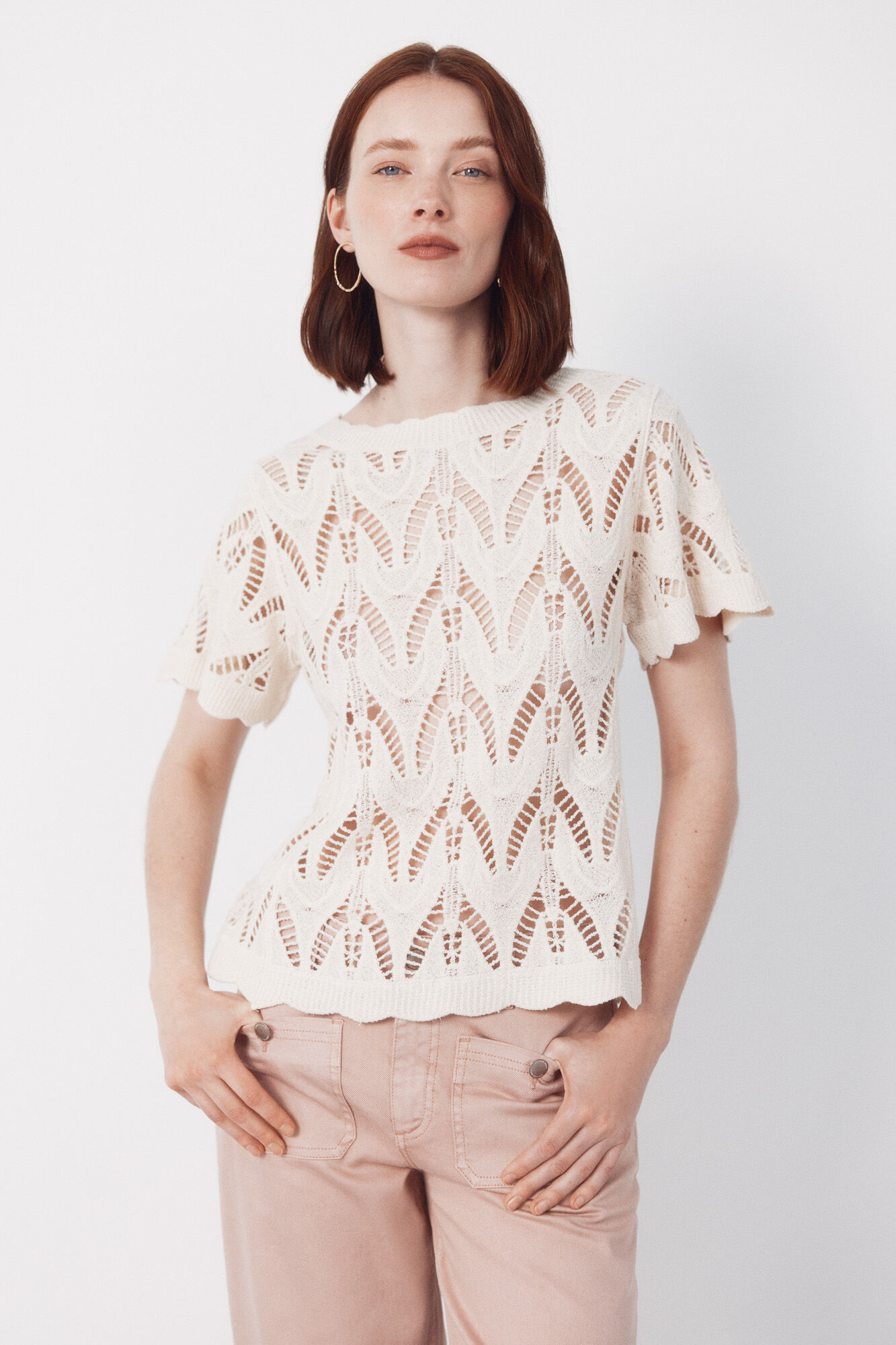 Cortefiel Top crochet