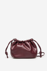 Cortefiel Bolso saco bandolera Granate