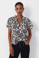 Cortefiel Blusa manga rangl&aacute;n Multicolor