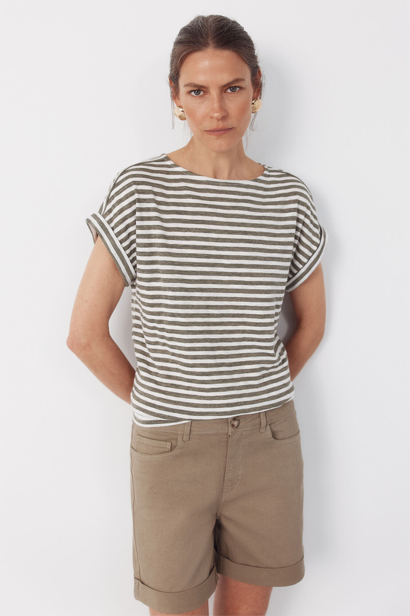 Cortefiel Playera de rayas