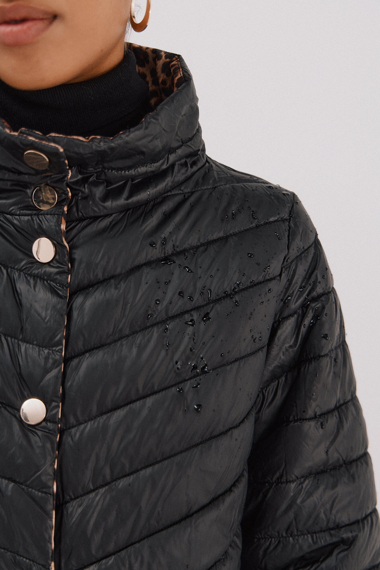 Cortefiel Chamarra reversible Thermolite&reg; Negro