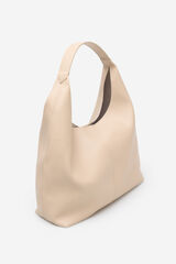 Cortefiel Bolsa hobo b&aacute;sica Marfil