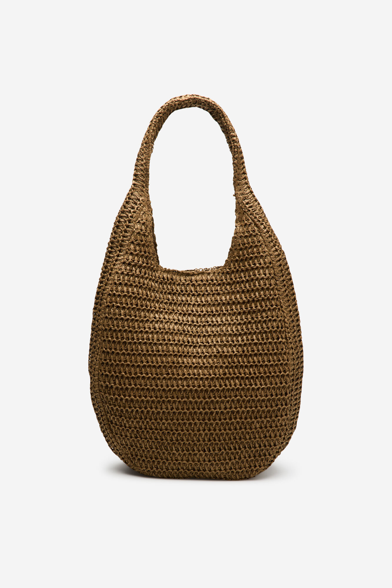 Cortefiel Bolsa hobo trenzada de rafia