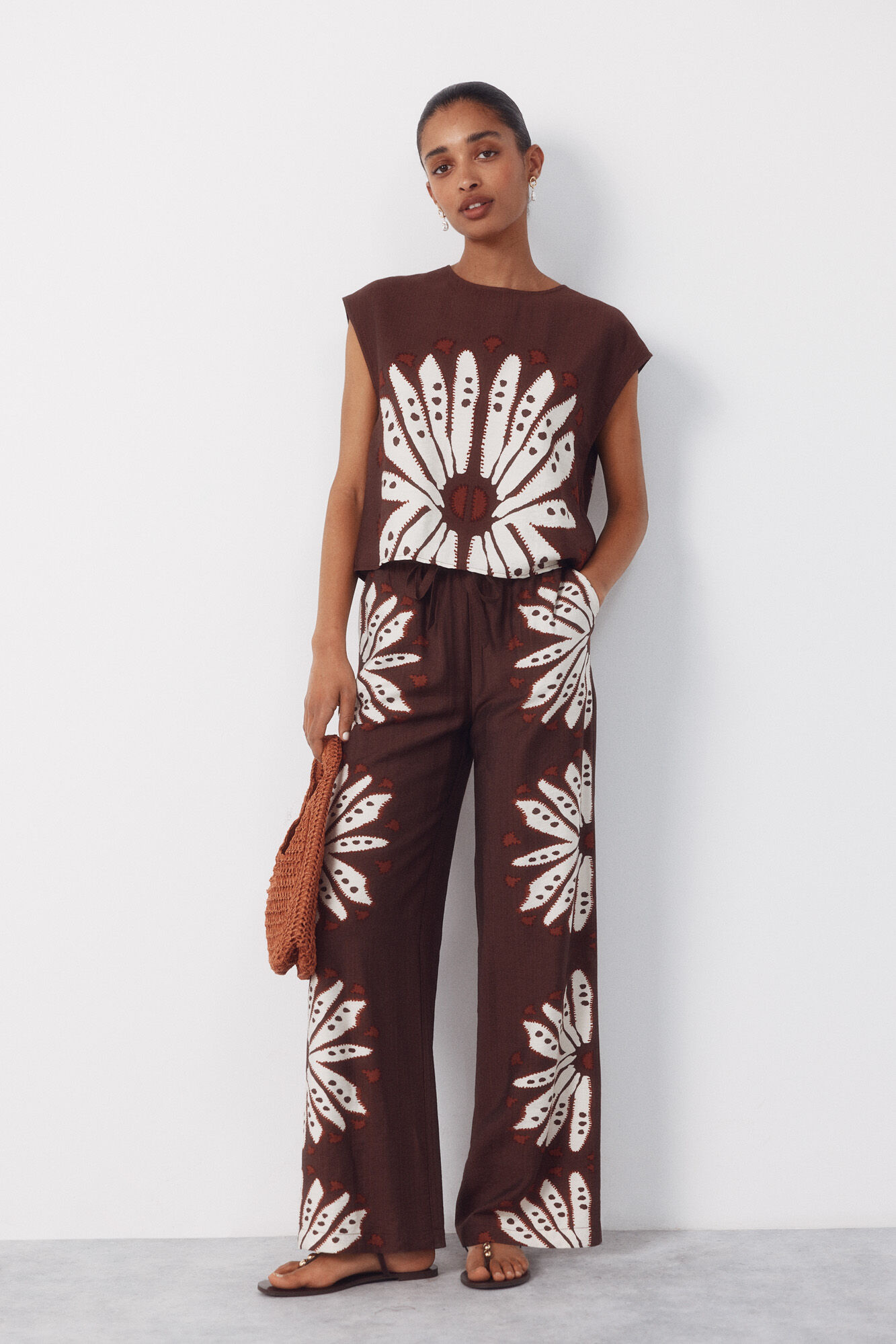 Cortefiel Top estampado