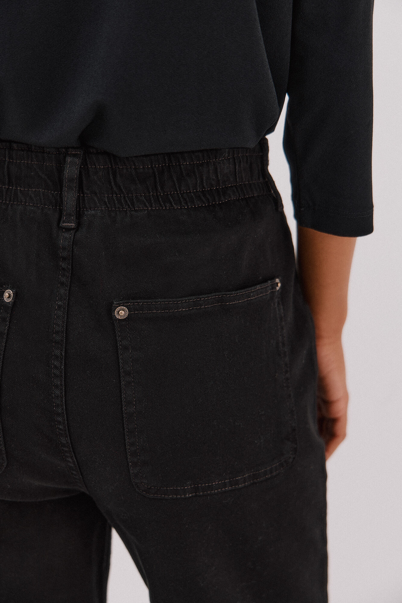 Cortefiel Jeans easy fit Negro