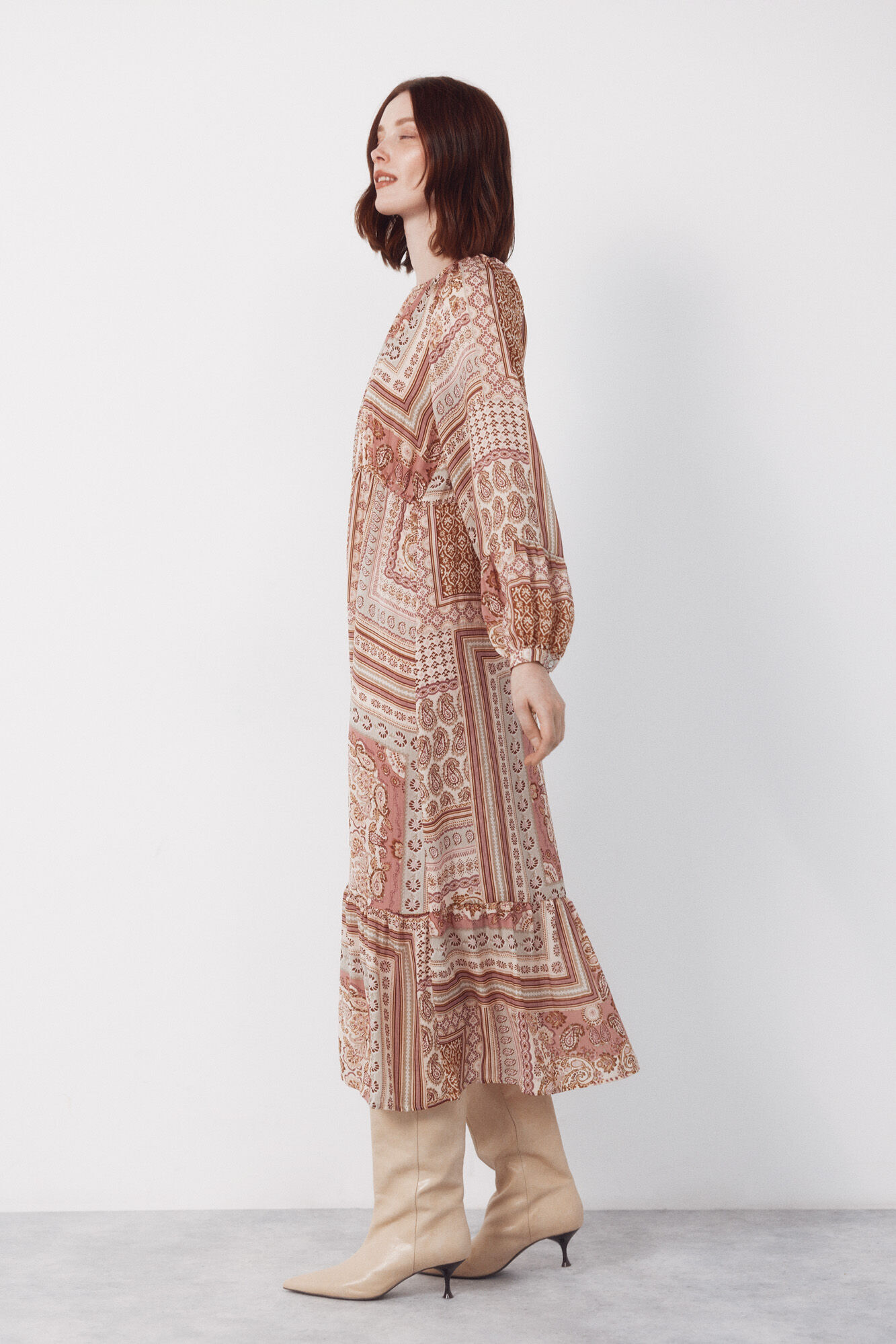 Cortefiel Vestido estampado