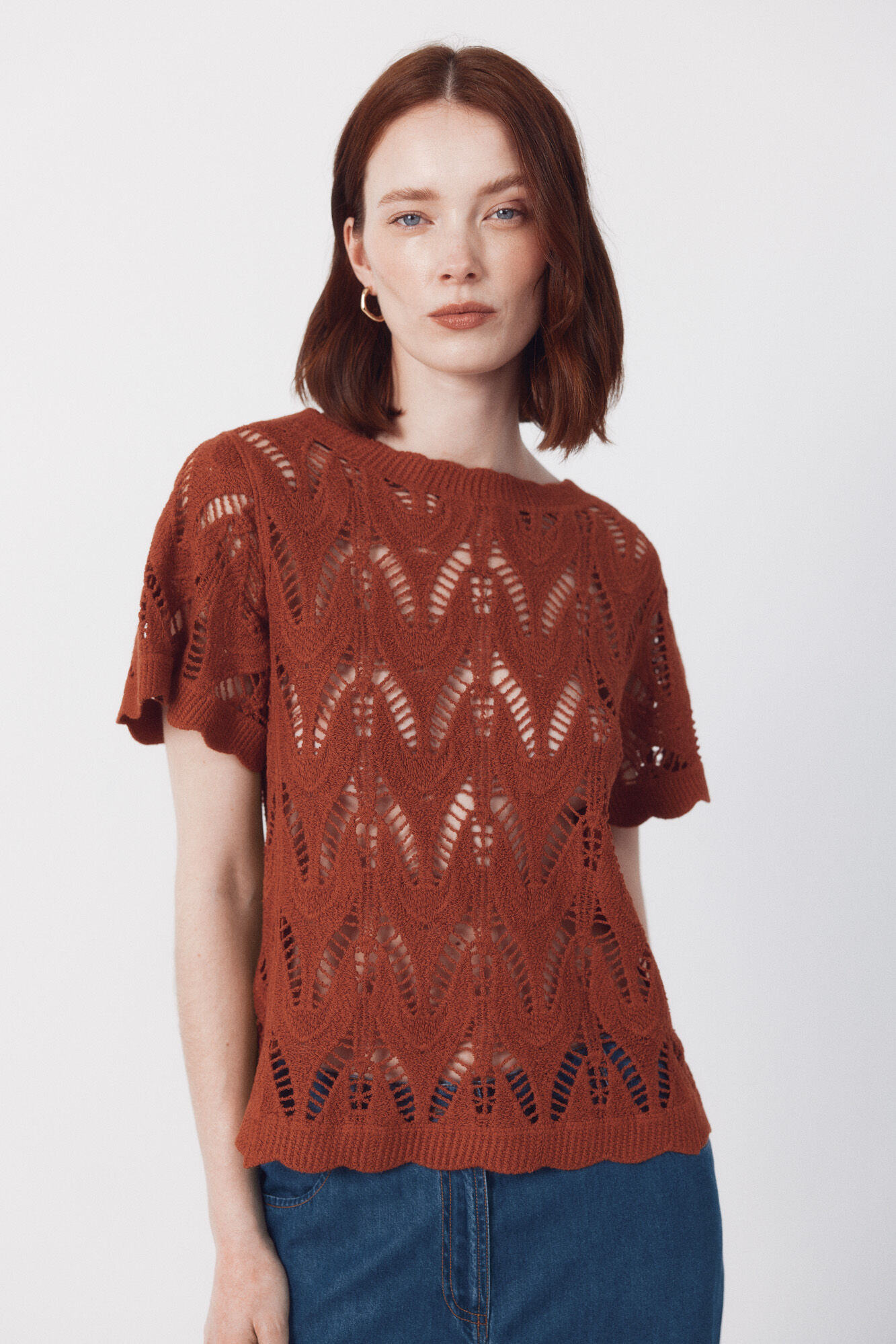 Cortefiel Top crochet