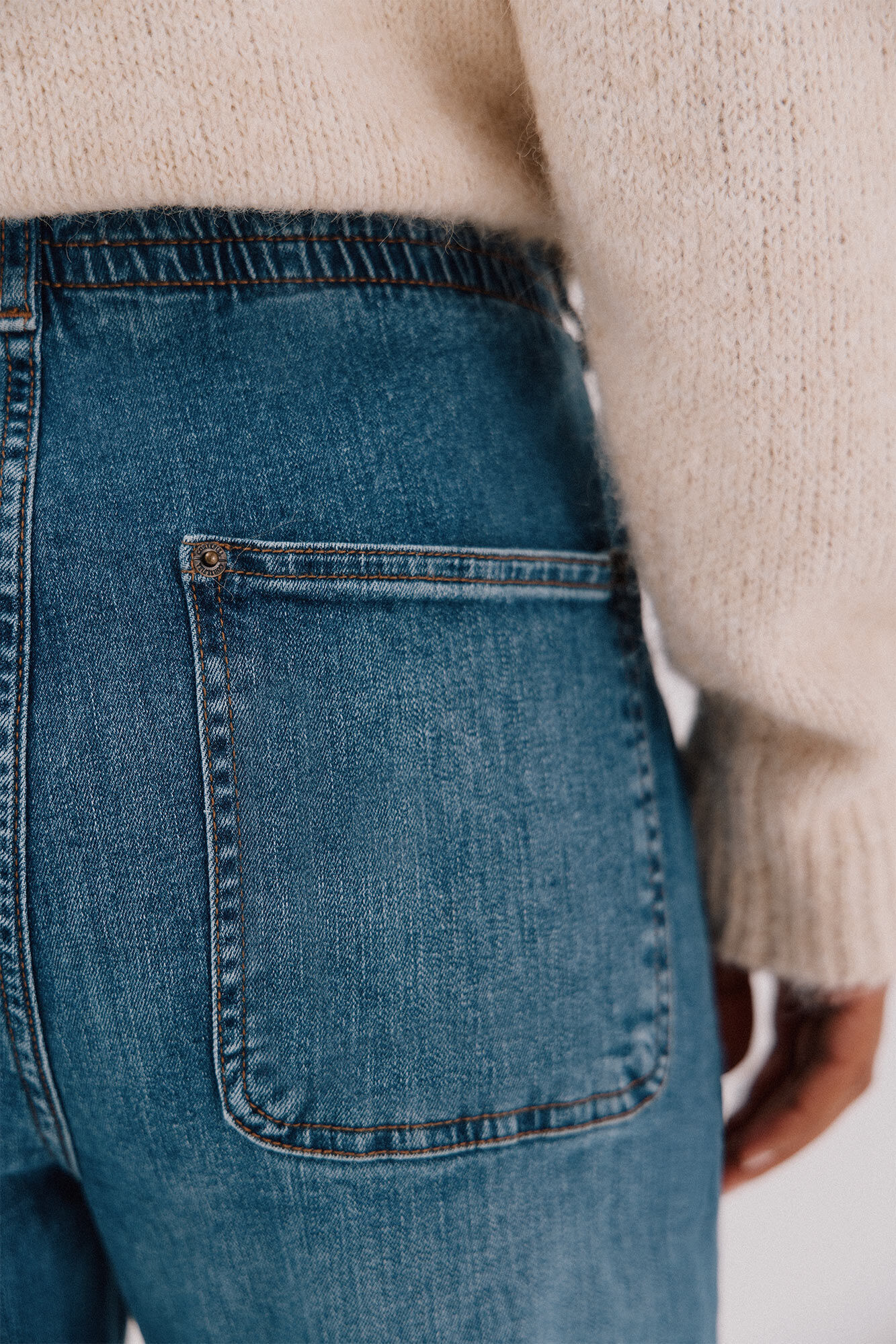 Cortefiel Jeans easy fit Azul