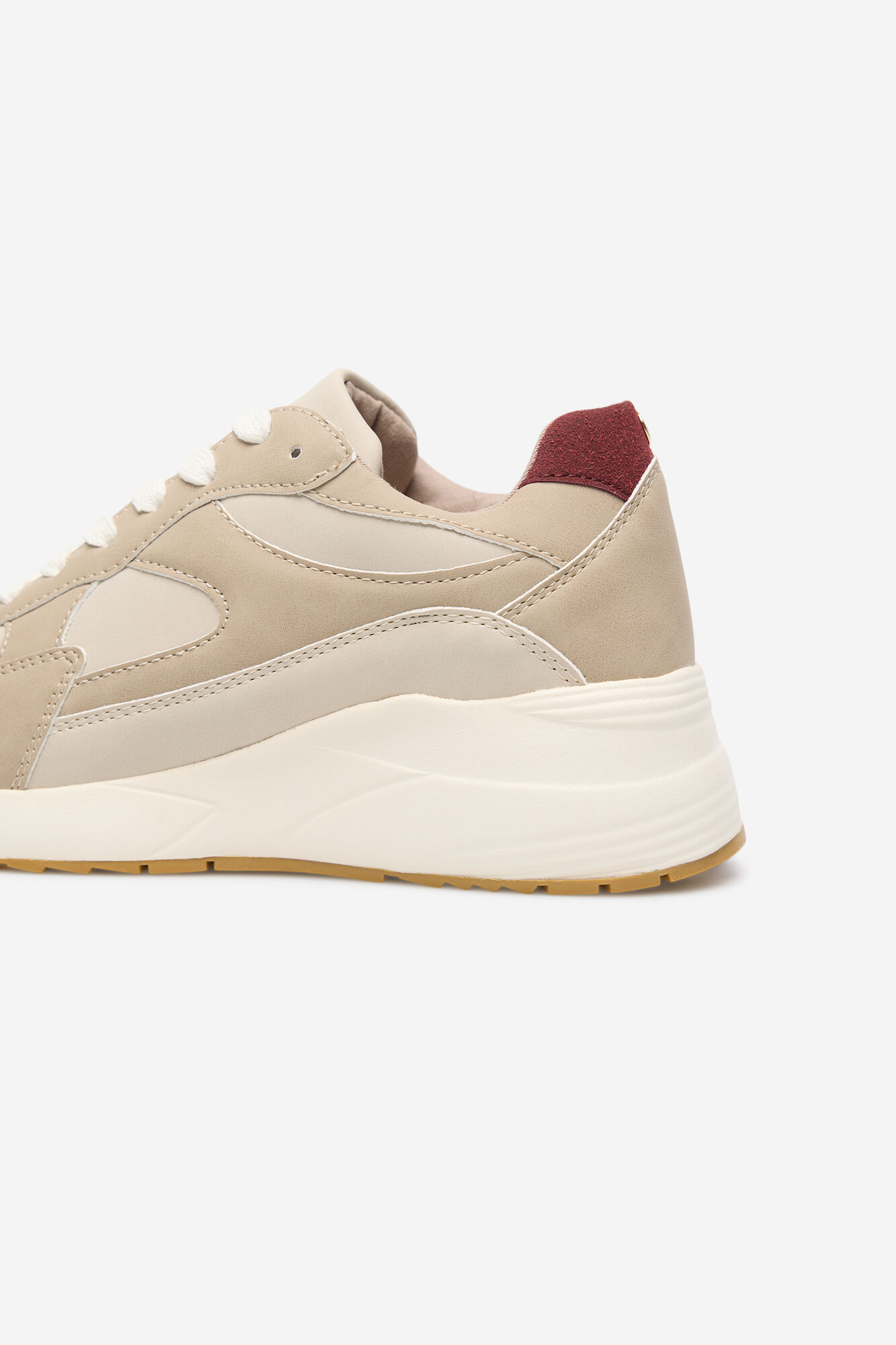 Cortefiel Sneaker plataforma Marfil