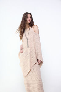 Slowlove Capa de punto calado