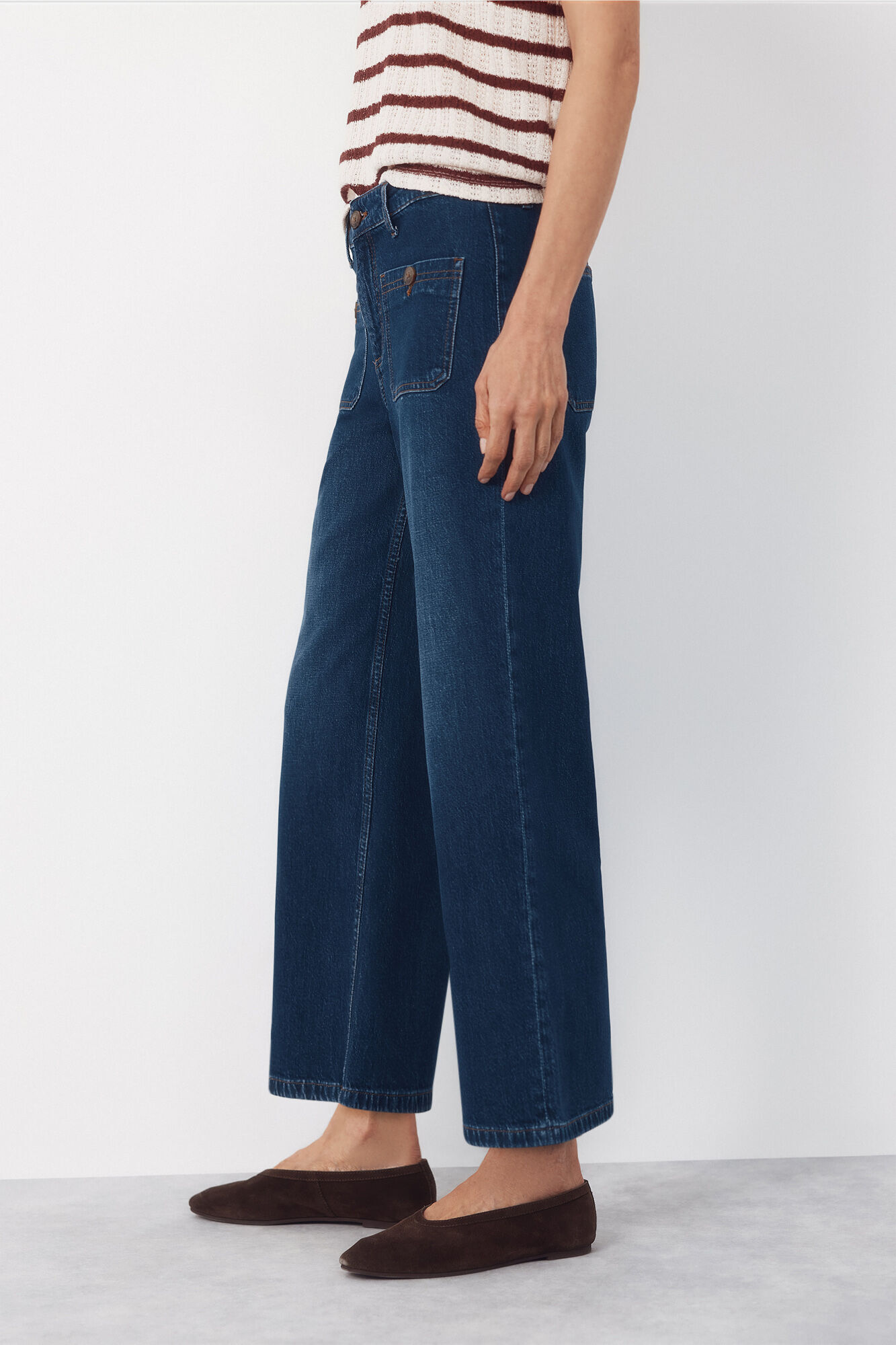 Cortefiel Jeans marine con bolsillos Azul