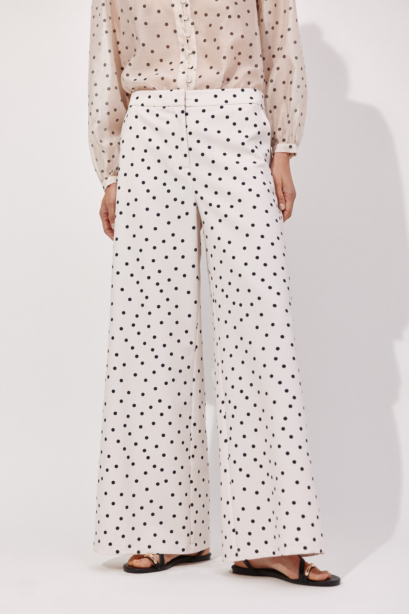 Cortefiel Pantal&oacute;n palazzo de puntos