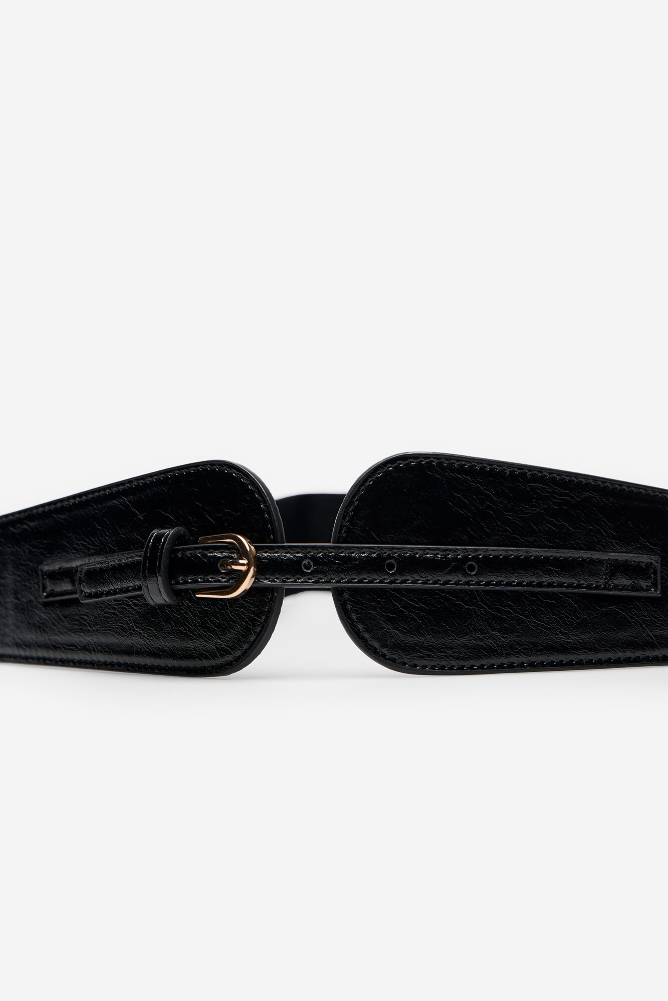 Cortefiel Cintur&oacute;n de serraje con lazo Negro