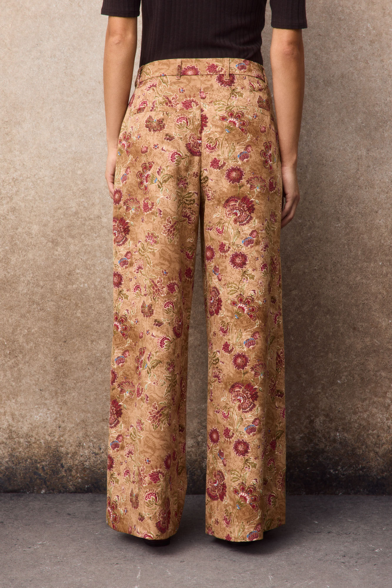 Slowlove Pantal&oacute;n de pinzas estampado Multicolor