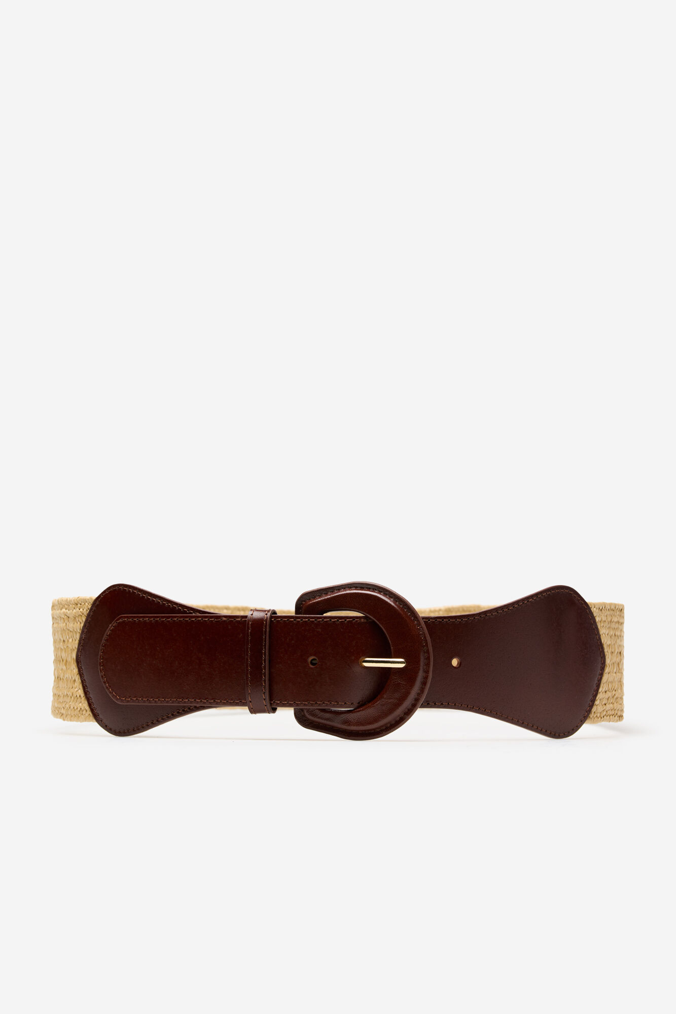 Cortefiel Cintur&oacute;n faj&iacute;n de rafia