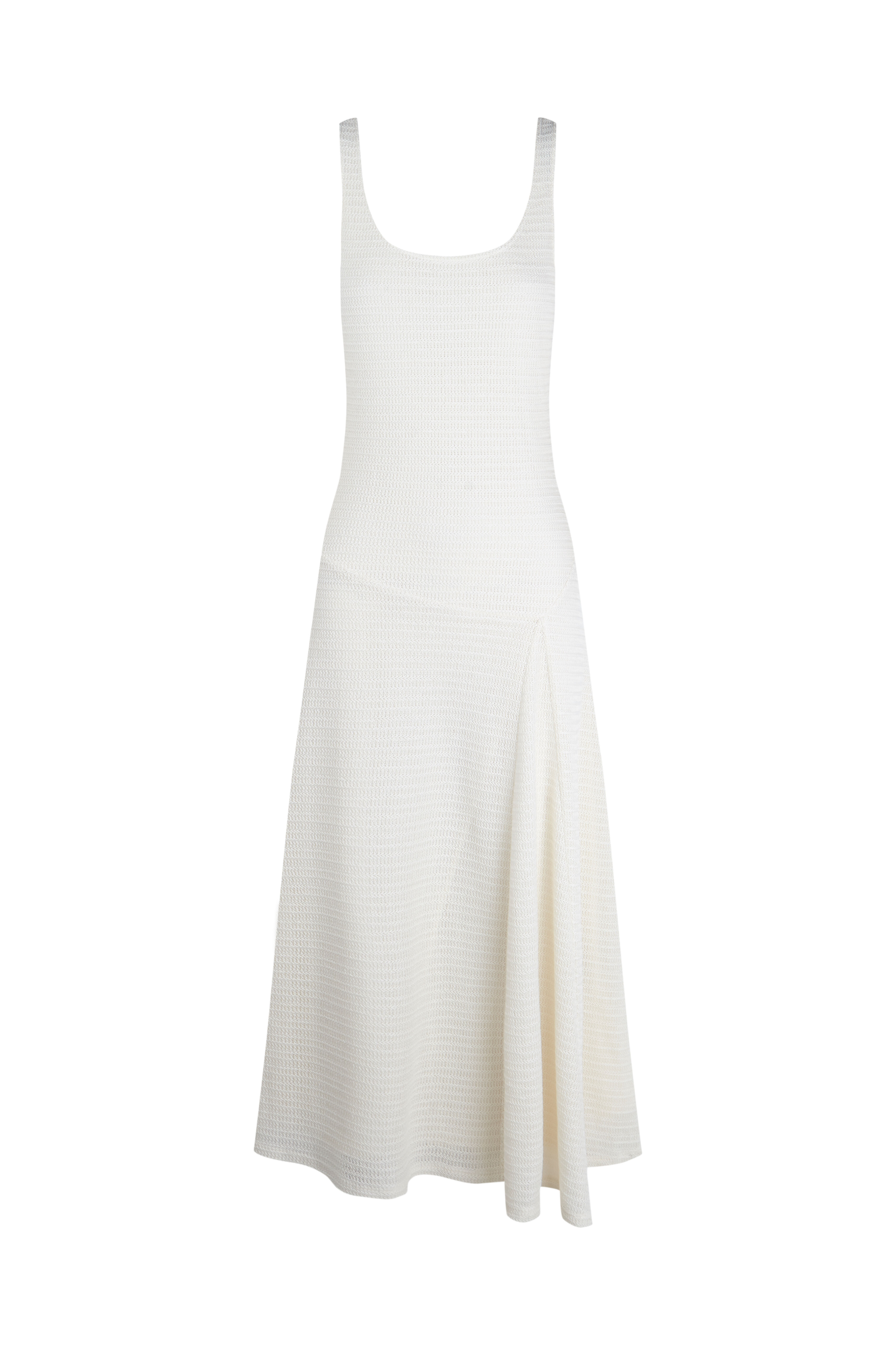 Slowlove Vestido tirantes estructura Marfil