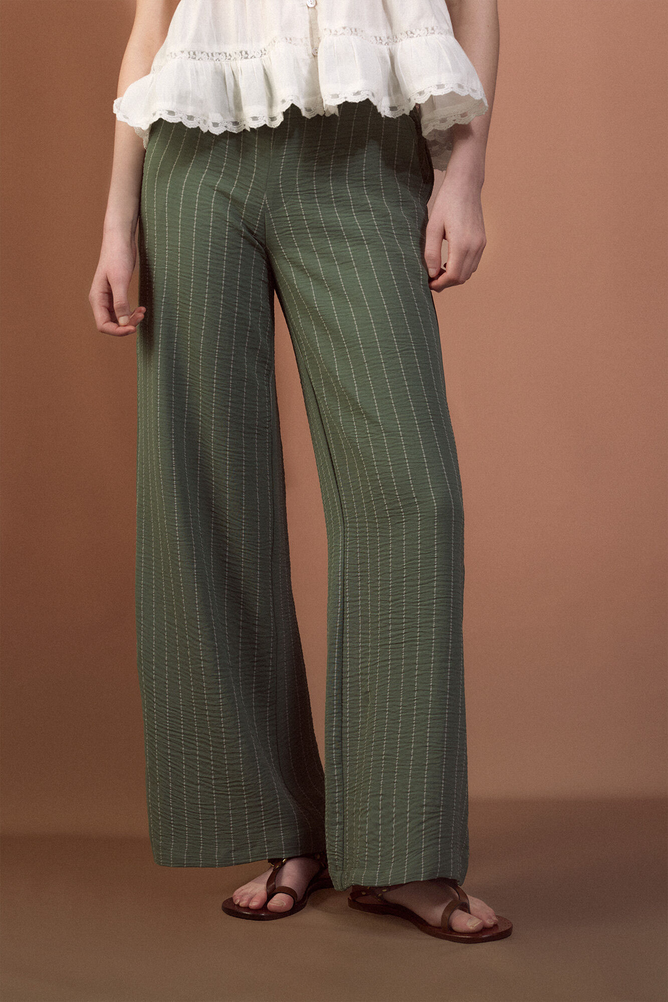 Slowlove Pantal&oacute;n de pata ancha