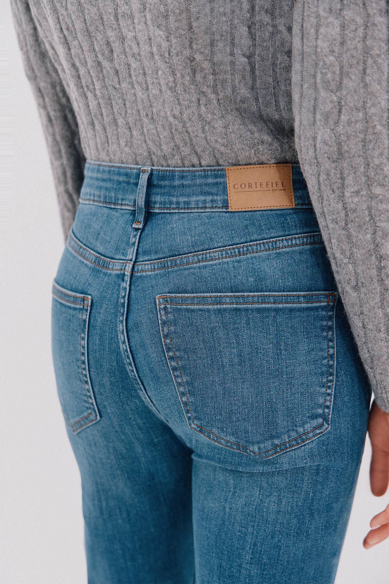 Cortefiel Jeans campana Azul