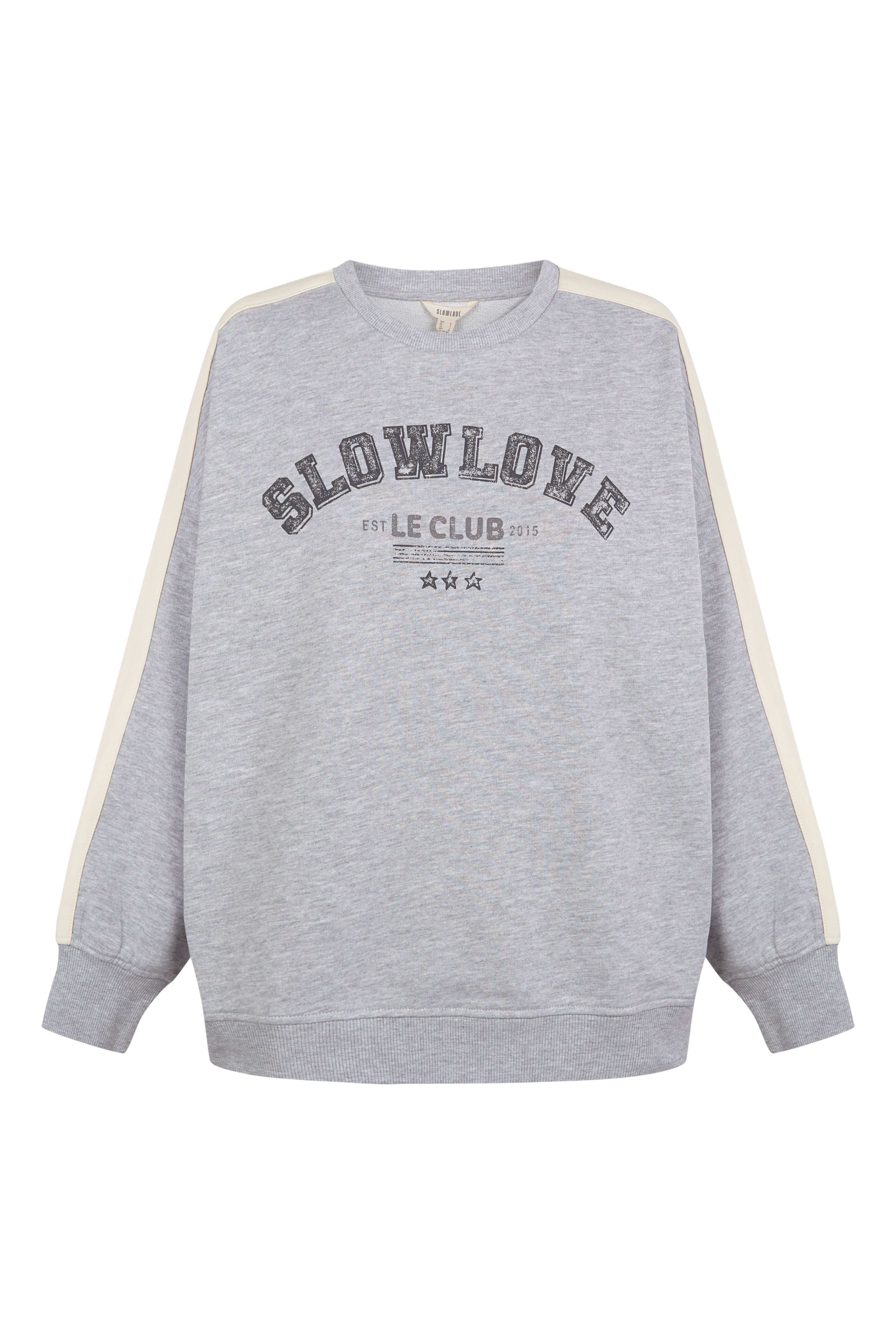 Slowlove Sudadera oversize slowlove Gris