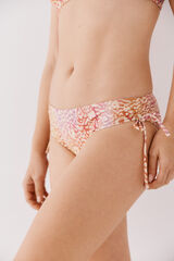 Cortefiel Braga bikini lazos laterales Estampado rojo